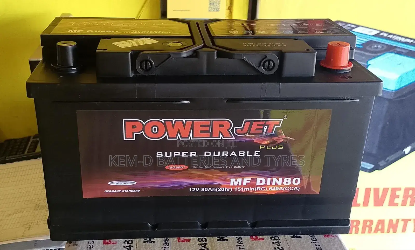 17 Plates 80ah Powerjet Plus Battery