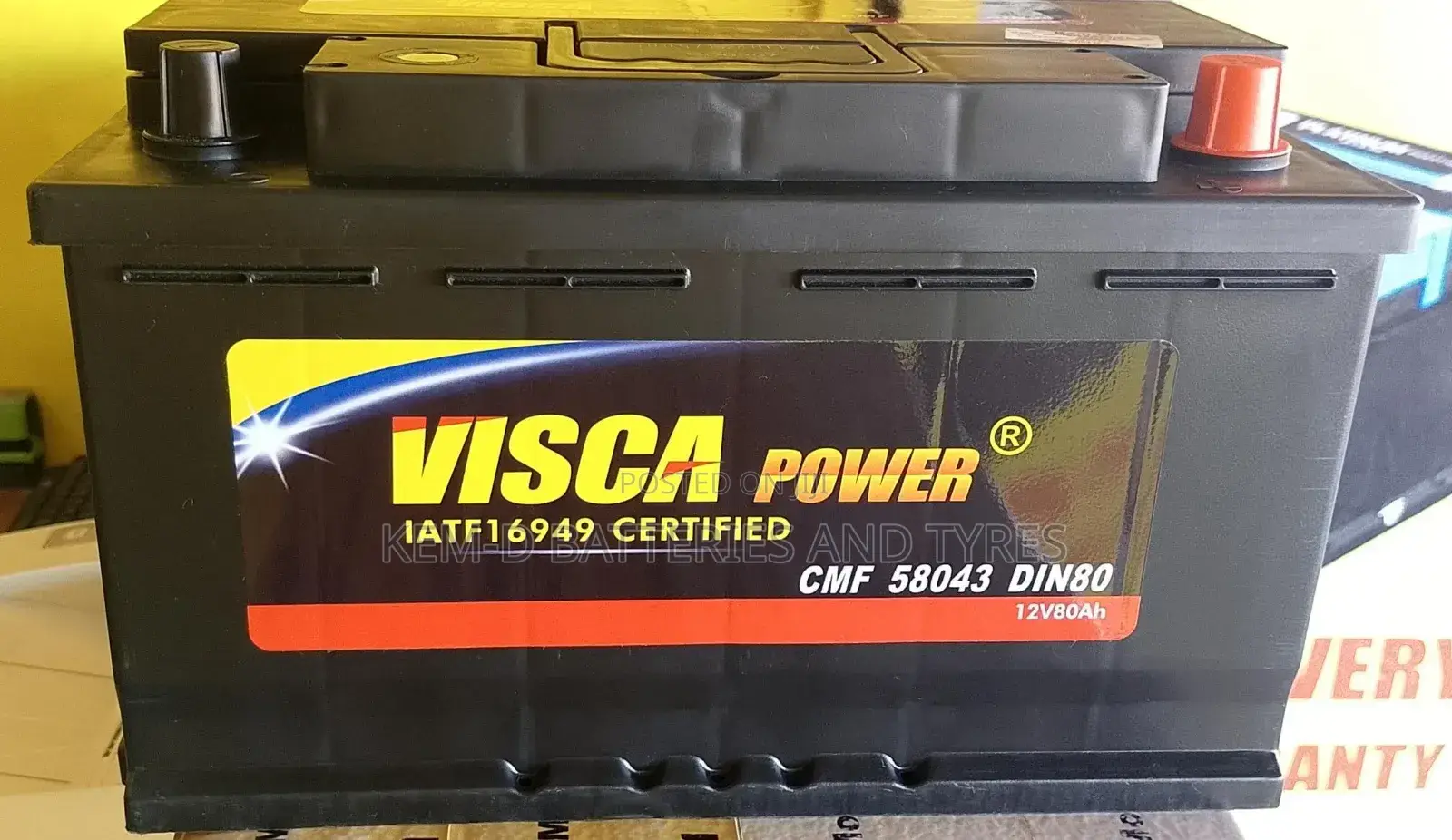 17 Plates 80ah Visca Battery