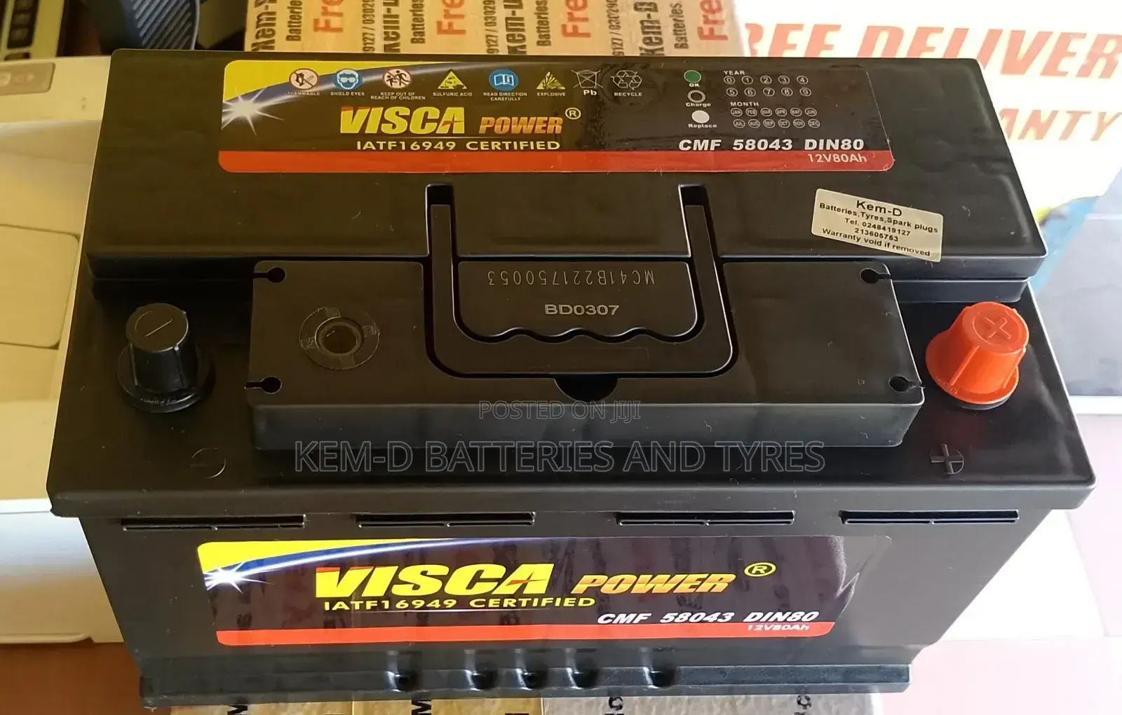 17 Plates 80ah Visca Battery