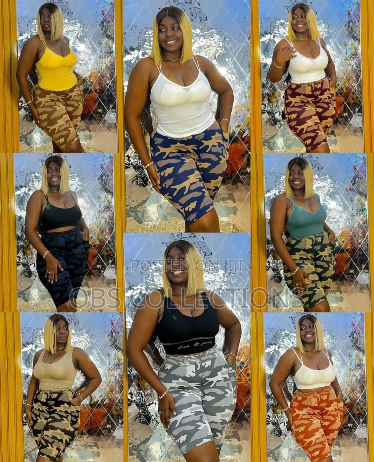 Camouflage Biker's/ Undershorts