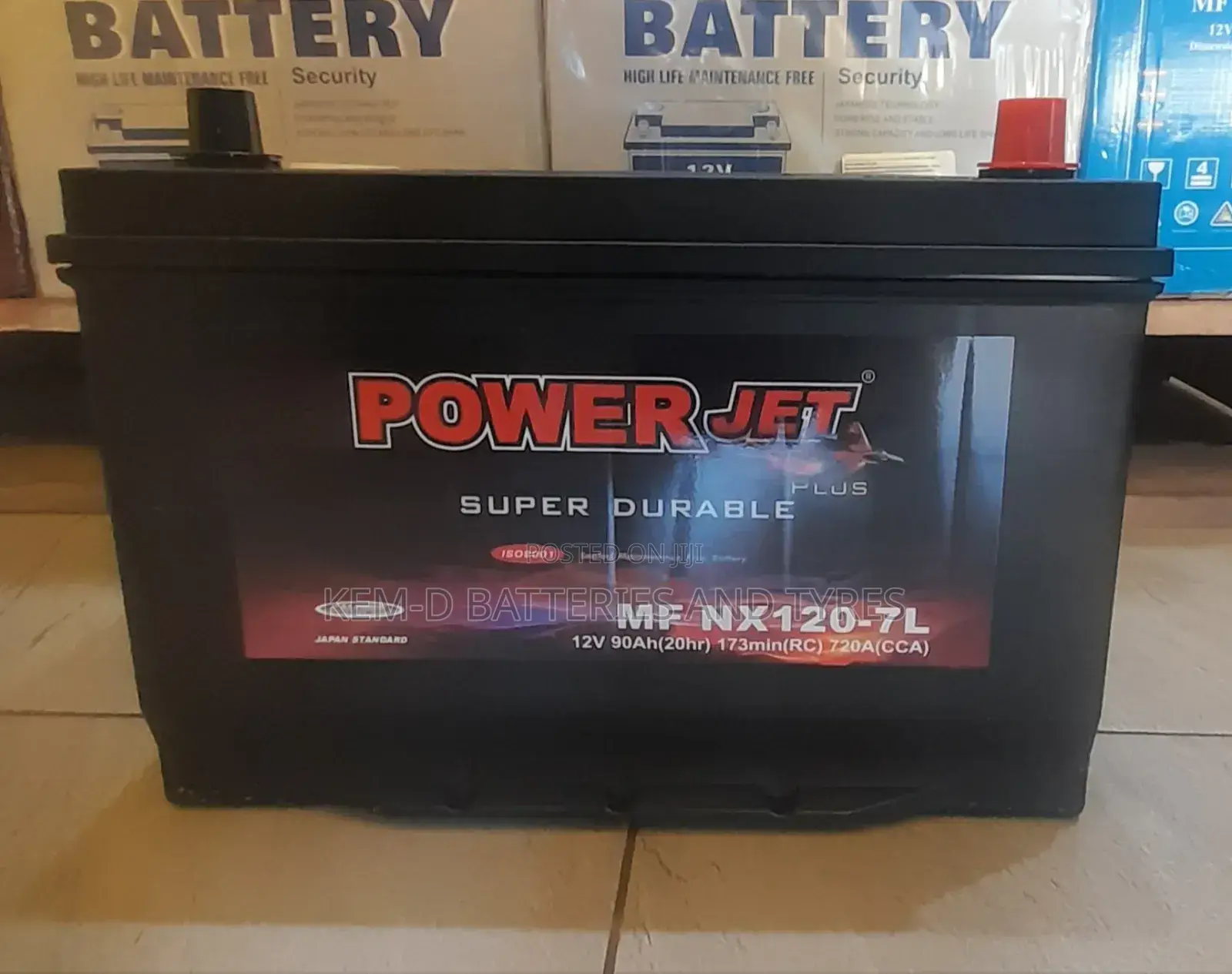 17 Plates Car Battery For Suvs And 4x4s With Free Delivery