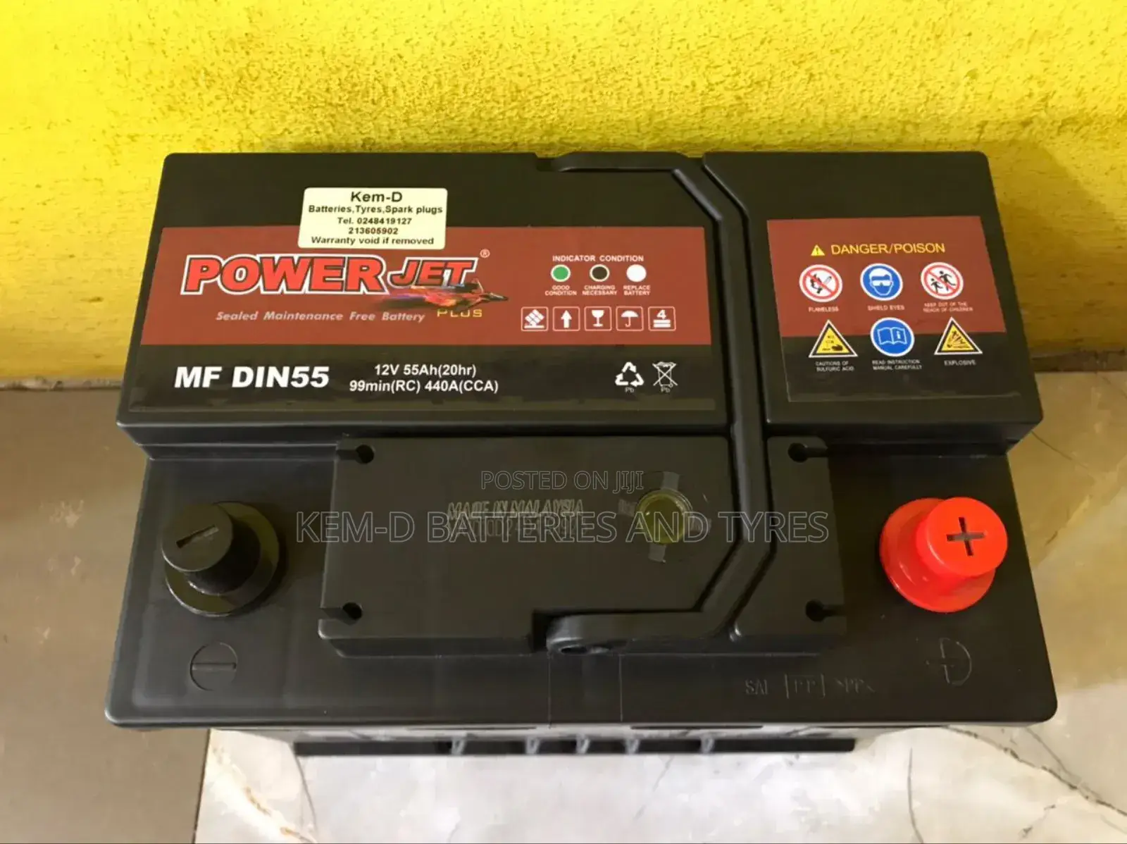 13plates Battery _ Power Jet