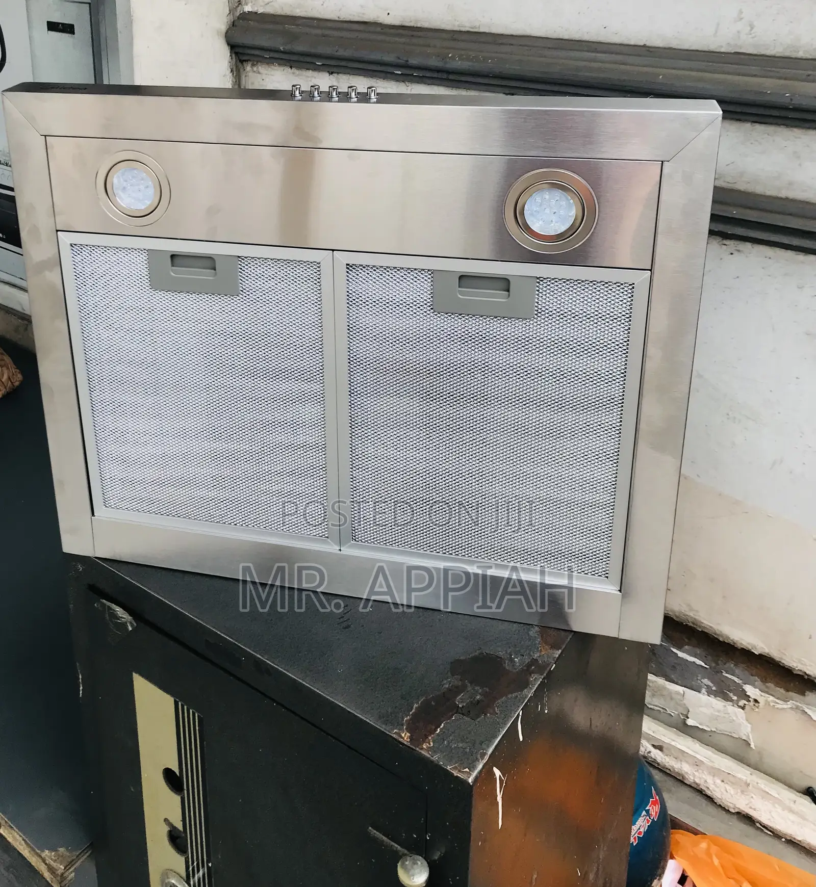 New Advance Midea 60M21 Electric T-Shap Rangehood(Gray) 