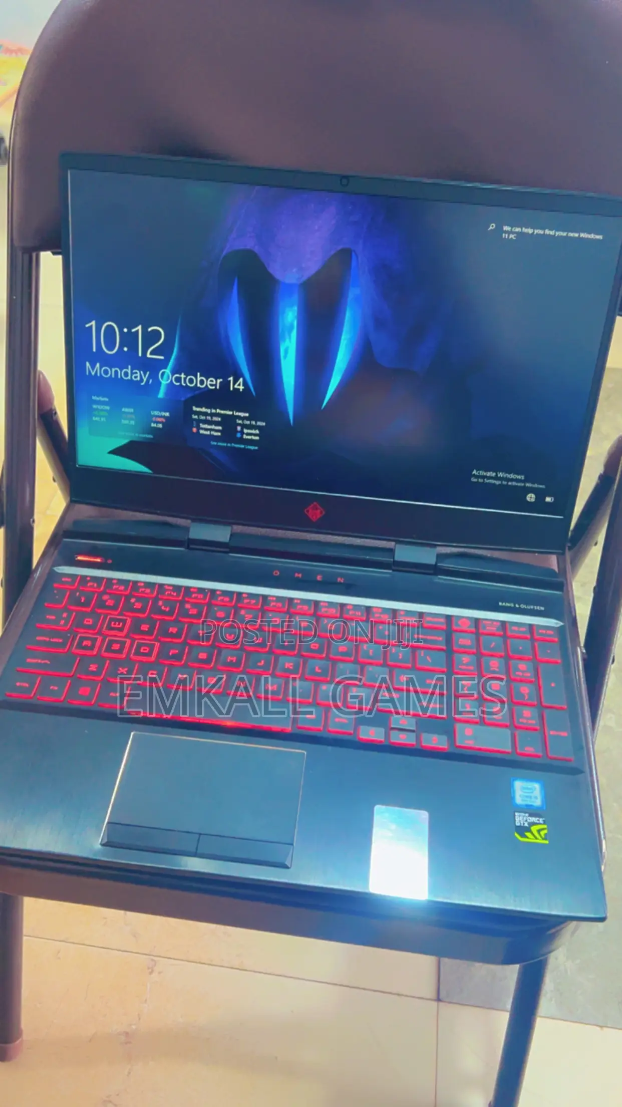 Laptop HP Omen 17 8GB Intel Core I5 SSD 1T