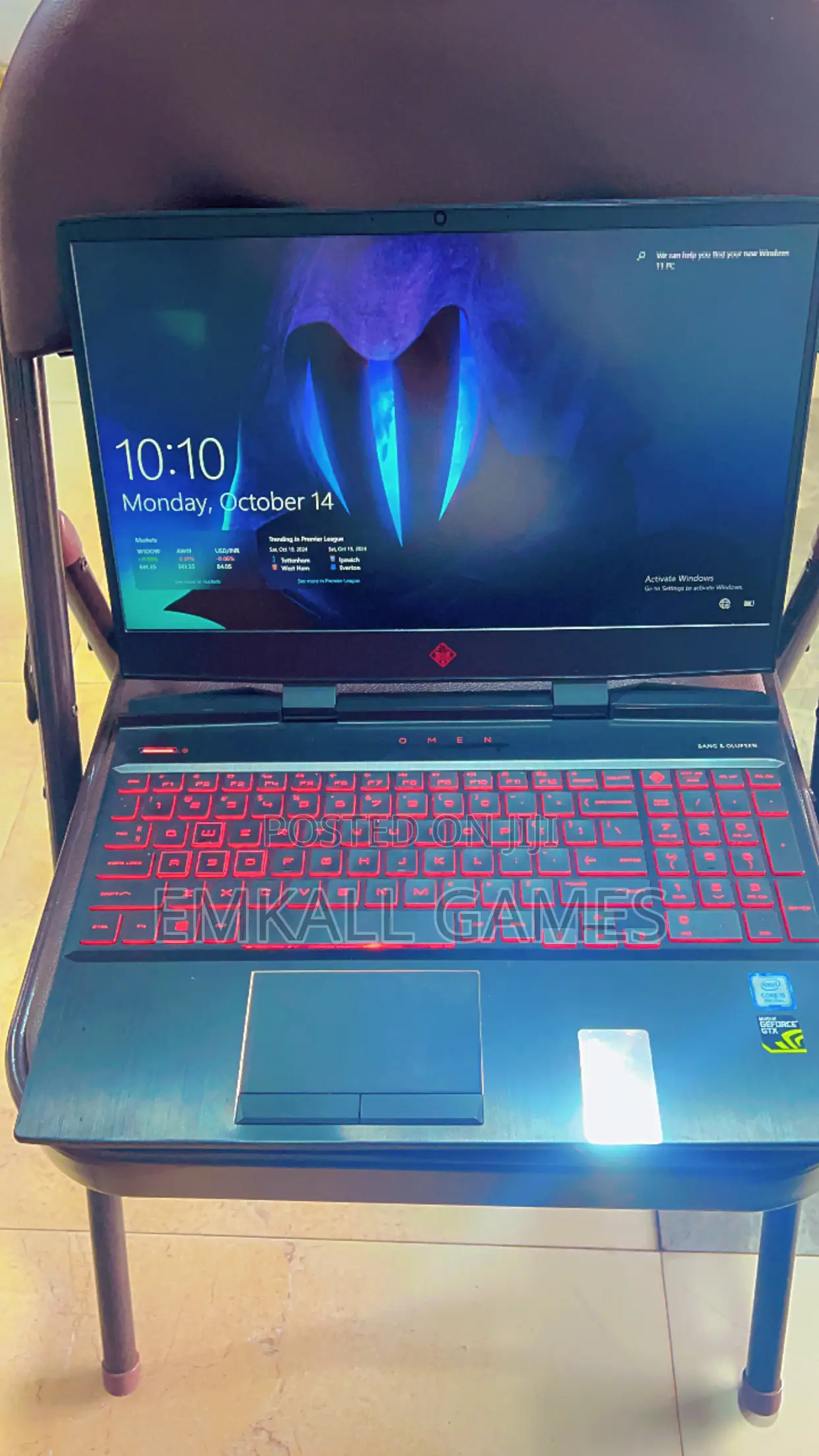 Laptop HP Omen 17 8GB Intel Core I5 SSD 1T