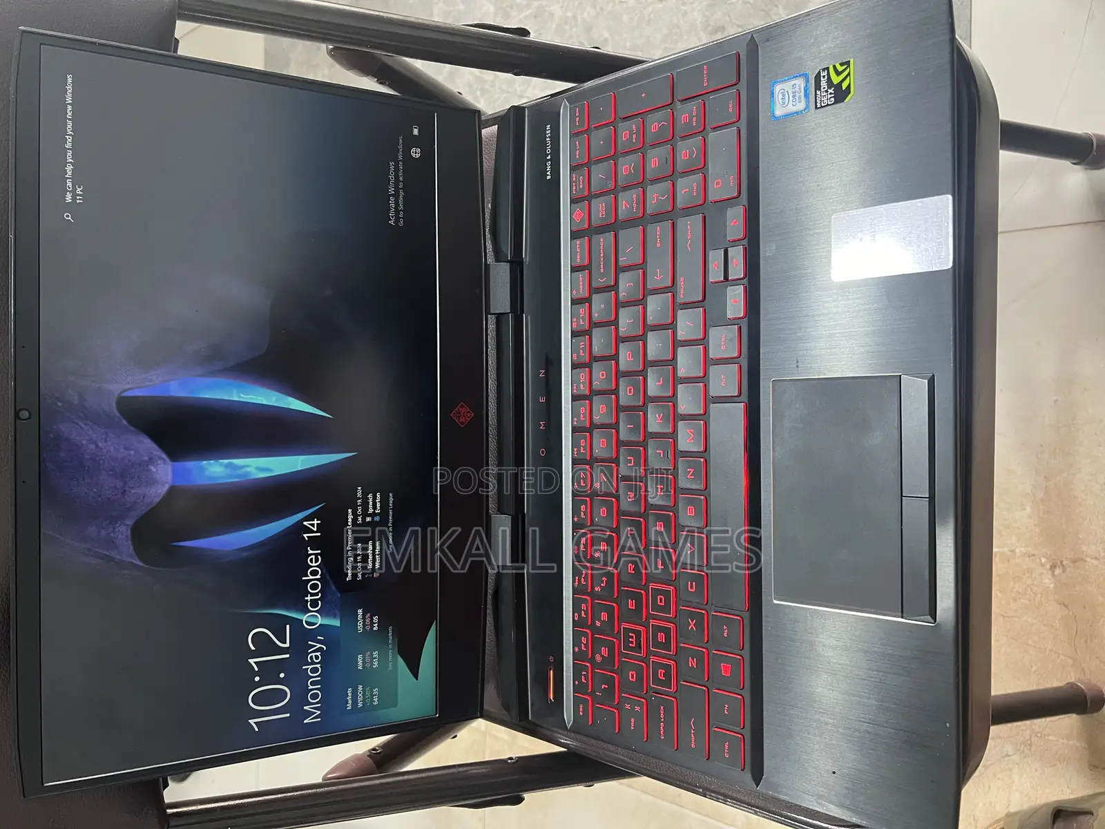 Laptop HP Omen 17 8GB Intel Core I5 SSD 1T