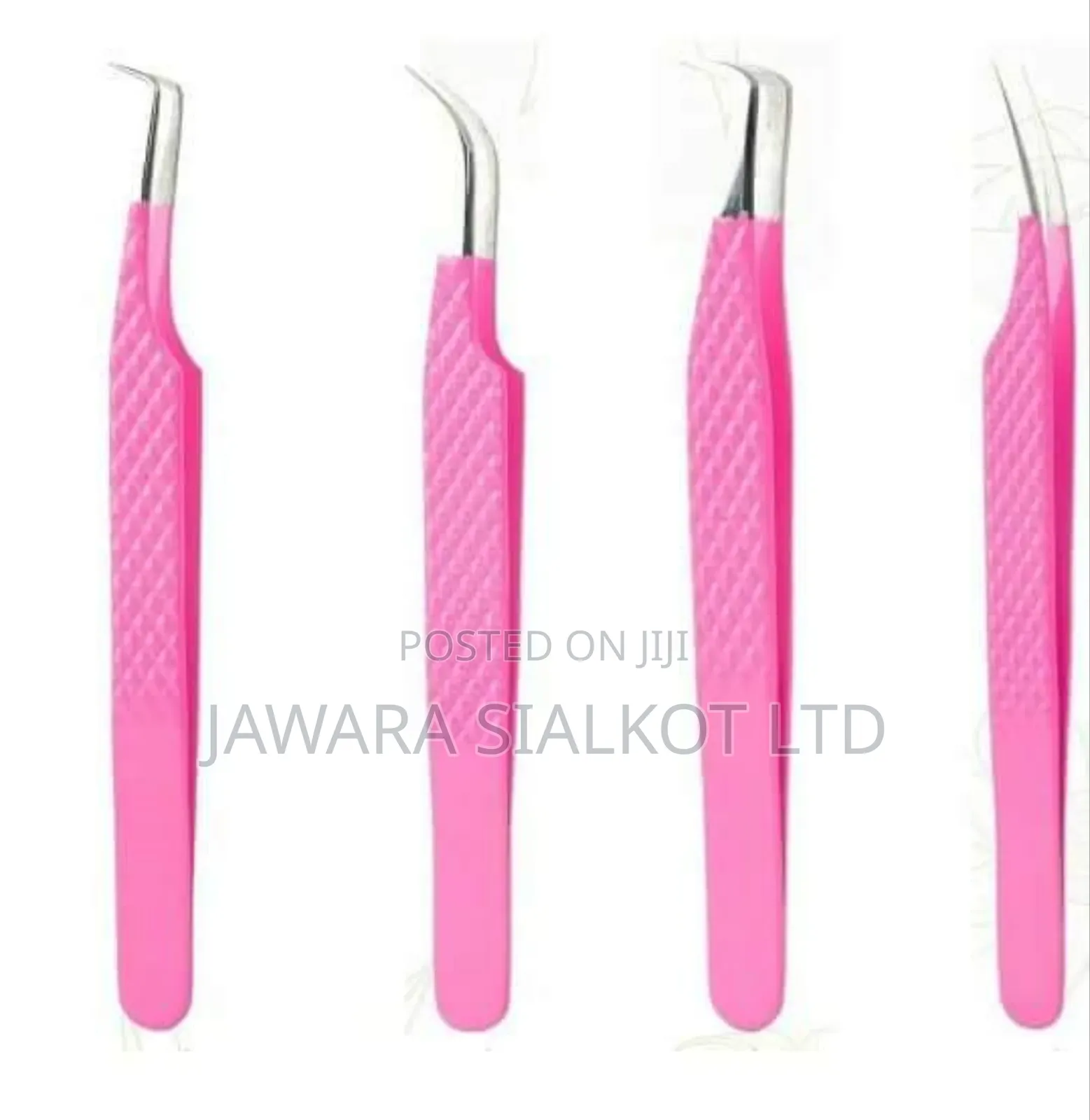 Eyelash Extension Tweezer With Fiber Tip Stainless Steel