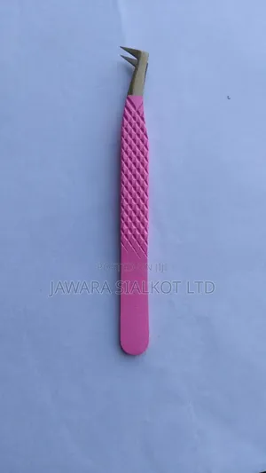 Eyelash Extension Tweezer With Fiber Tip Stainless Steel
