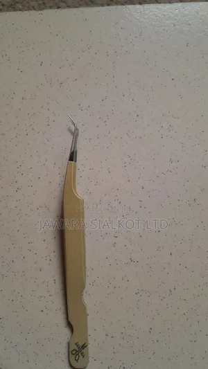 Eyelash Extension Tweezer With Fiber Tip Stainless Steel