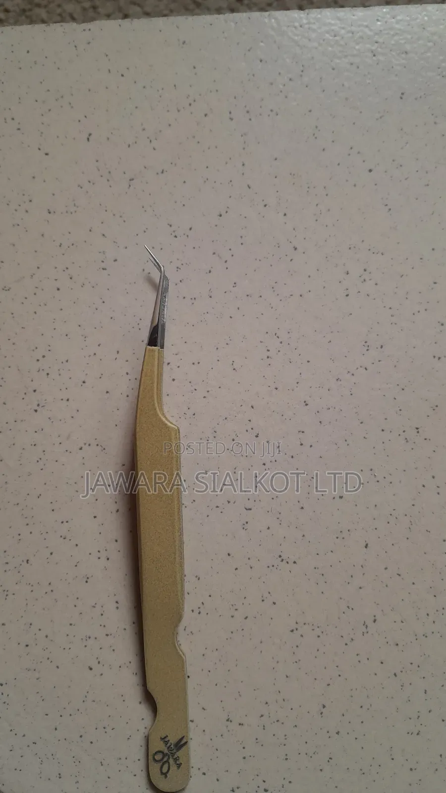 Eyelash Extension Tweezer With Fiber Tip Stainless Steel