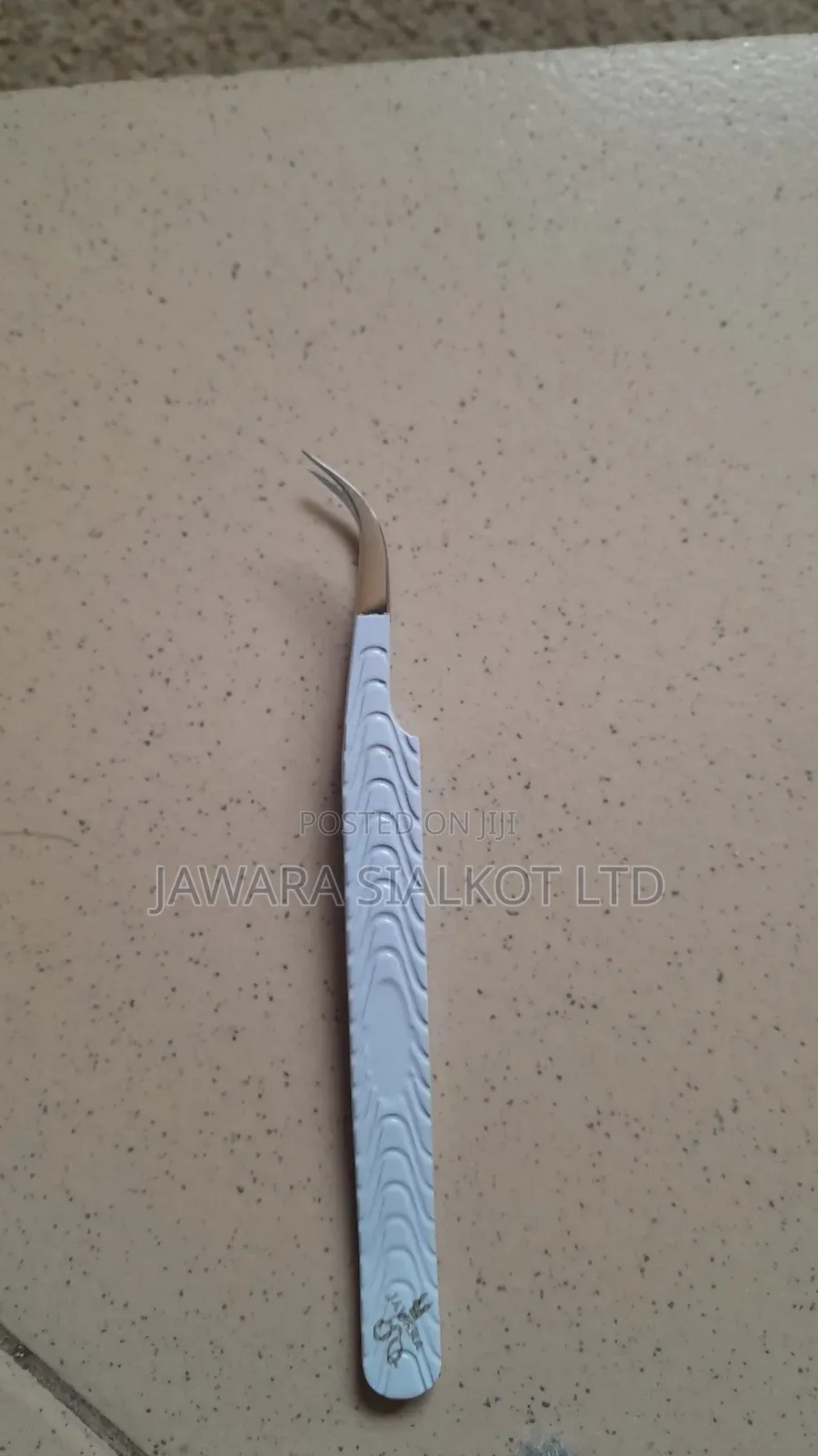 Eyelash Extension Tweezer With Fiber Tip Stainless Steel