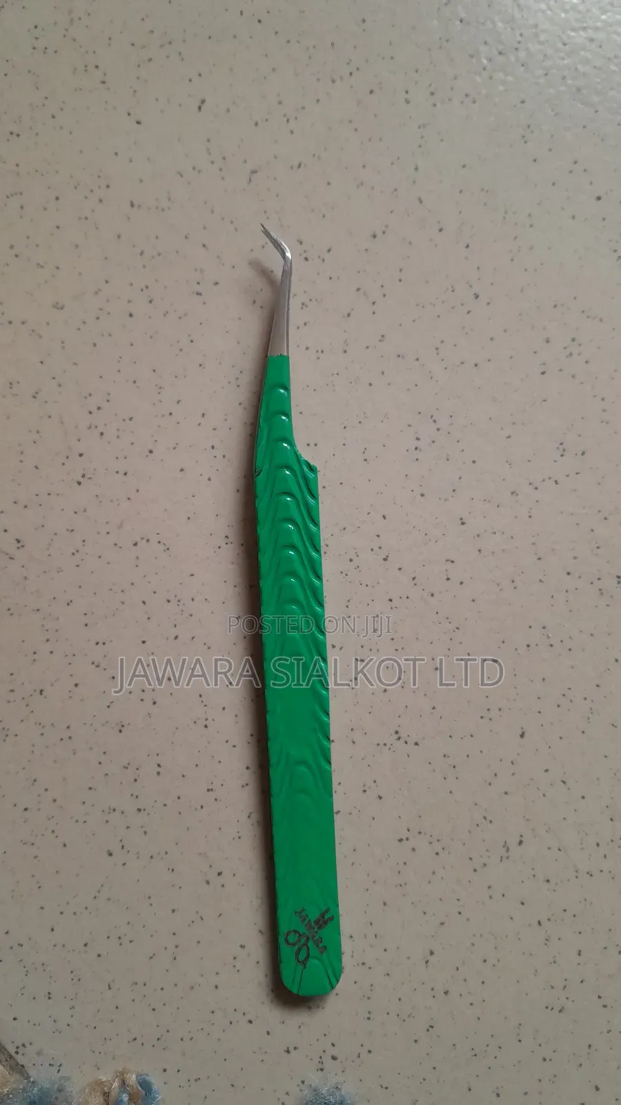 Eyelash Extension Tweezer With Fiber Tip Stainless Steel