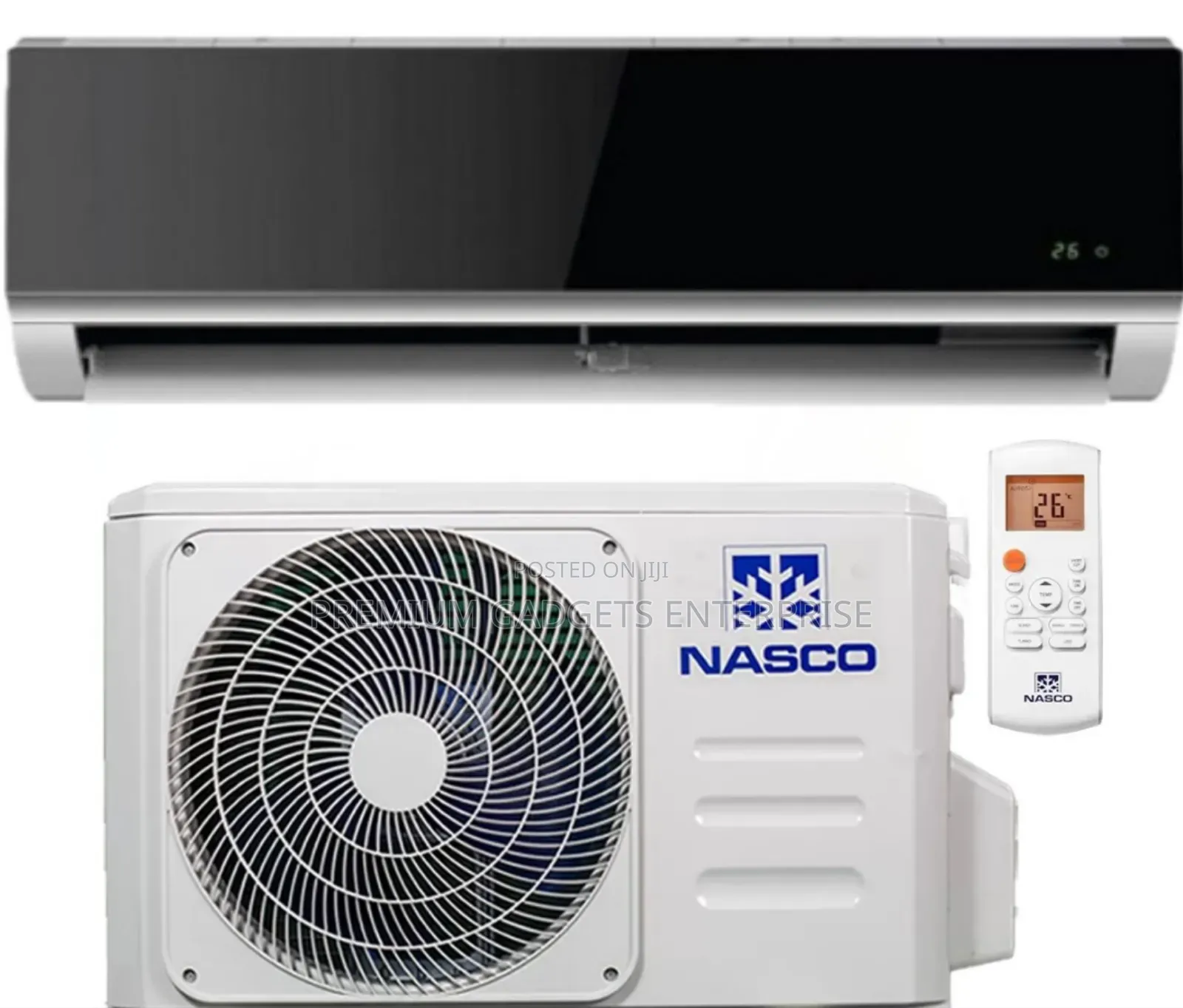 Nasco Nas-M12n1-Mirror 1.5HP R410 Split Air Conditioner