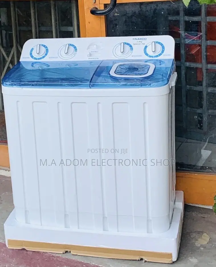 Authentic Nasco 7kg Semi-Auto Washing Machine With Spin Dry