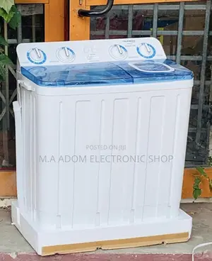 Long Lasting Nasco 7kg Semi-Auto Washing Machine(White) 