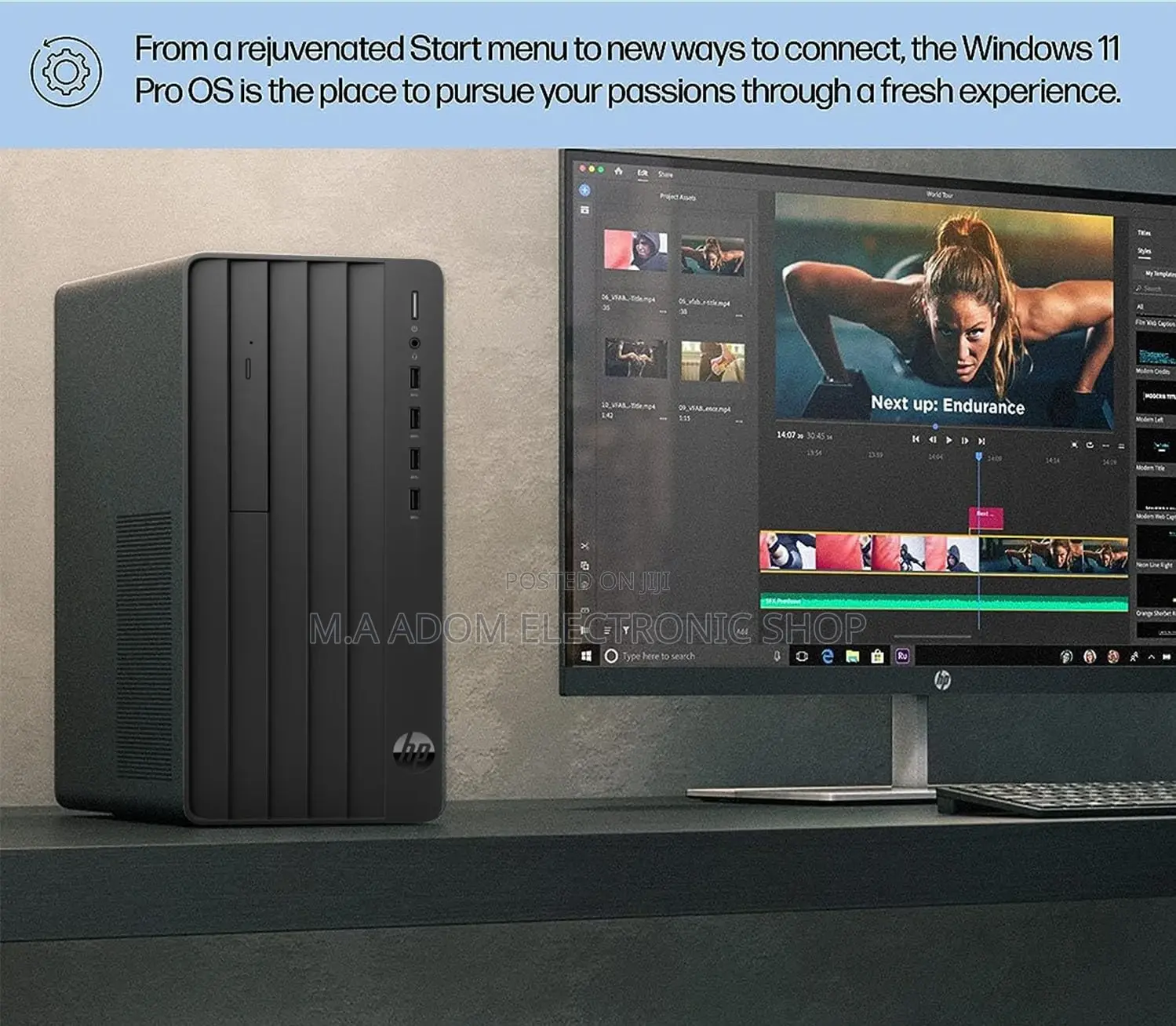 New Desktop Computer HP 290 G9 All-in-One 8GB Intel Core I5 HDD+SSD 1T