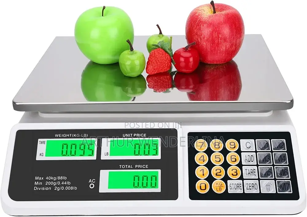 Digital Price Computing Scale - Silver