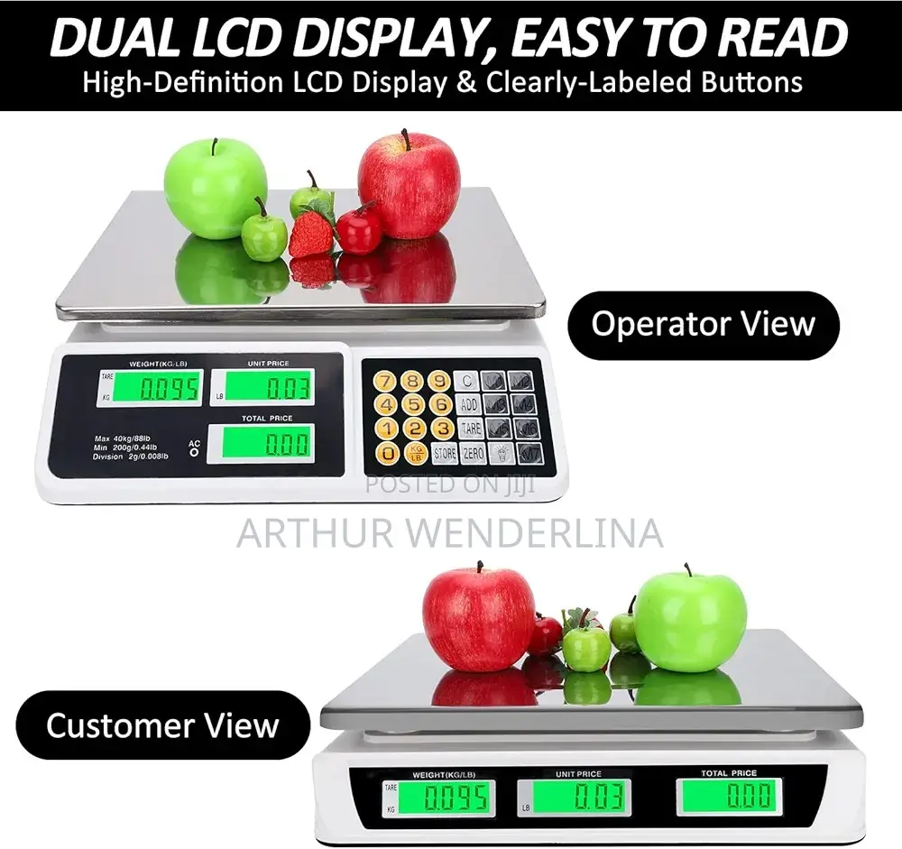 Digital Price Computing Scale - Silver