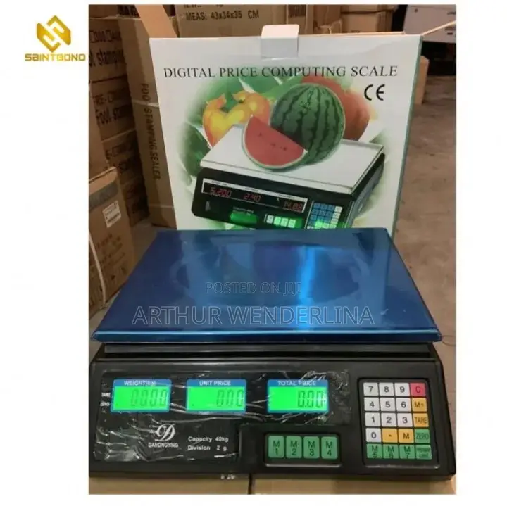 Digital Price Computing Scale - Silver