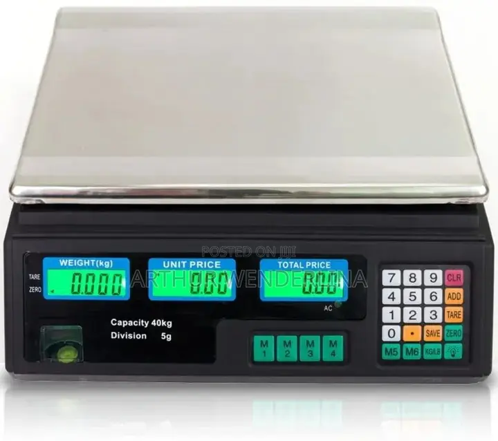 Digital Price Computing Scale - Silver