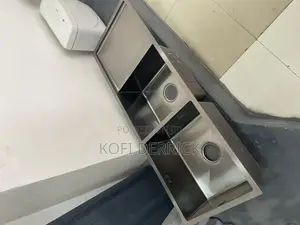 Double Bowl Sink With Arm