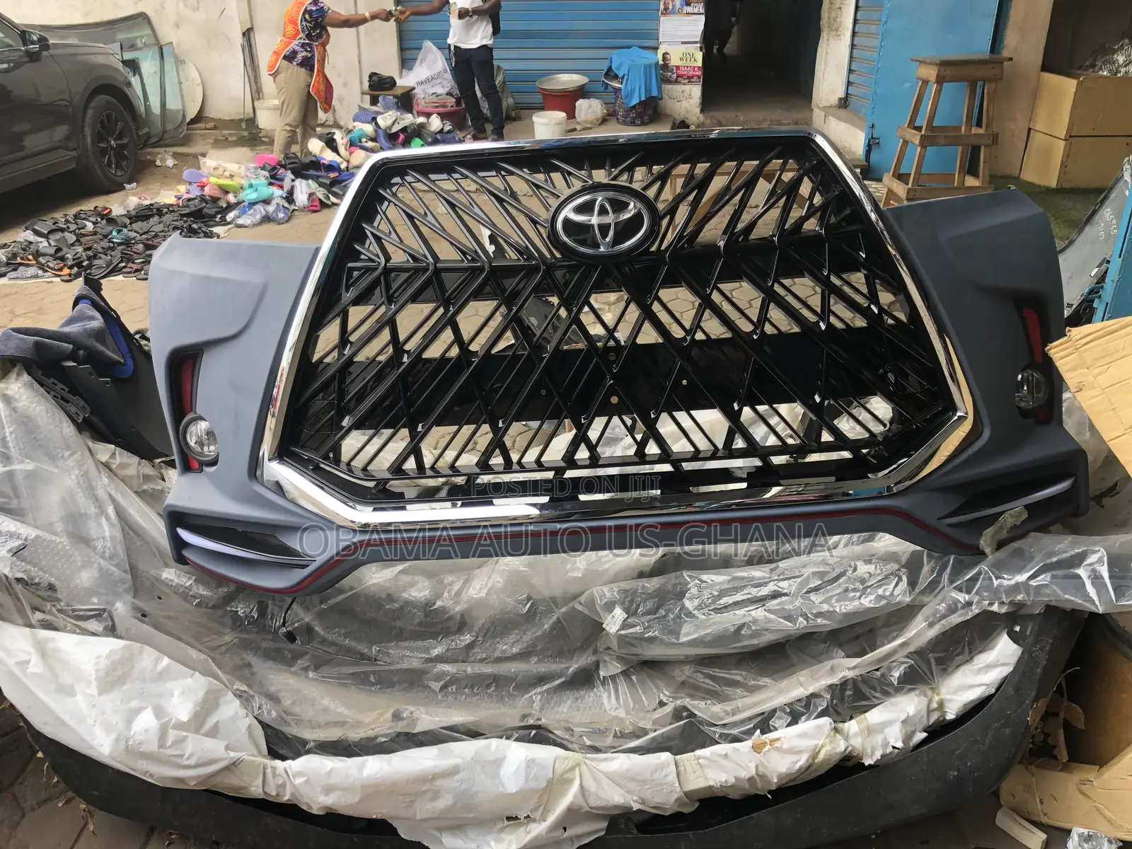 Highlander 2015 2017 2018 2019 Front Bumper Spec Lexus Type Upgraded