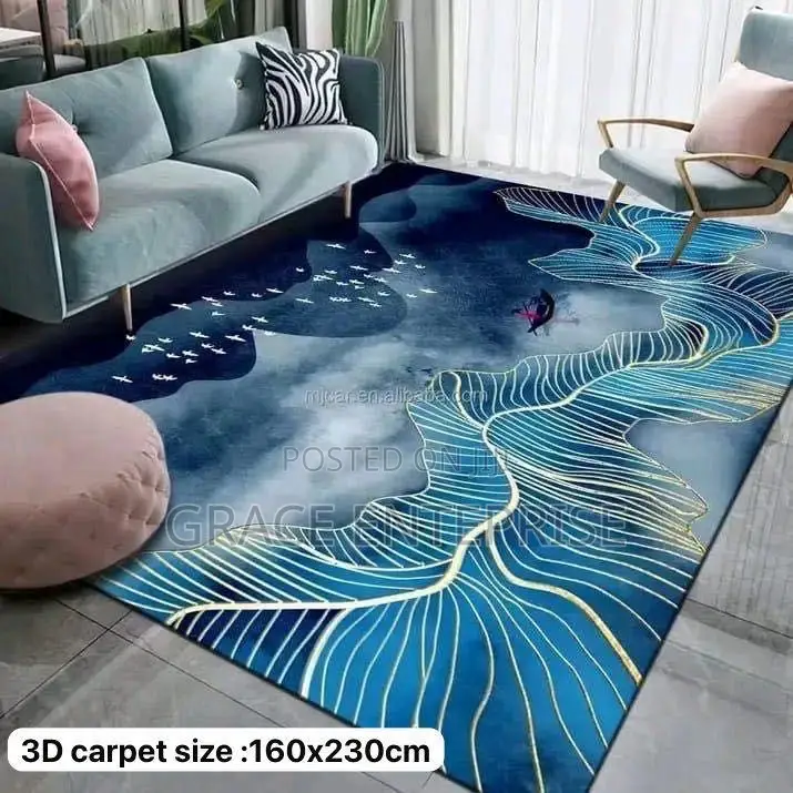High Level 3D Designer Carpet in Different Colors