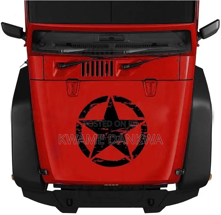Star of Hope Car Body Decal Stickers
