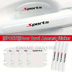 Transparent Sports Inscribed Door Handle Anti Scratch Sticke