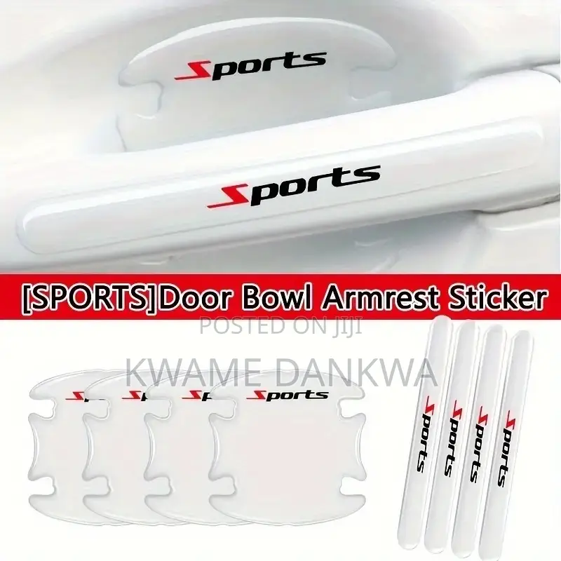 Transparent Sports Inscribed Door Handle Anti Scratch Sticke
