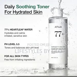 Anua Heartleaf 77 Soothing Toner Ph 5.5