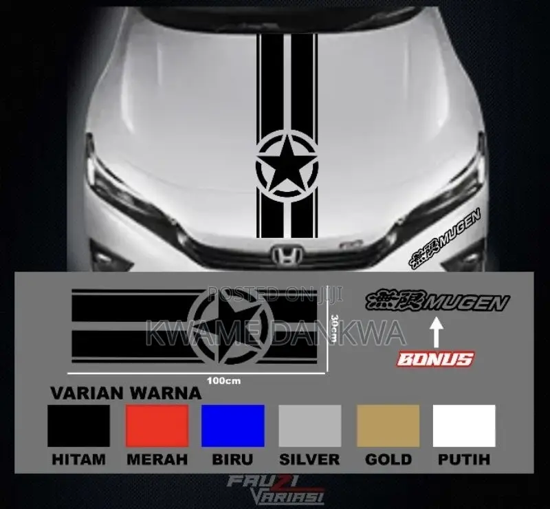 Car Hood Designer Decal Stickers