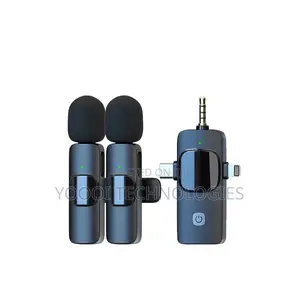 Wireless 3 In1 Dual Lavaliere Microphone