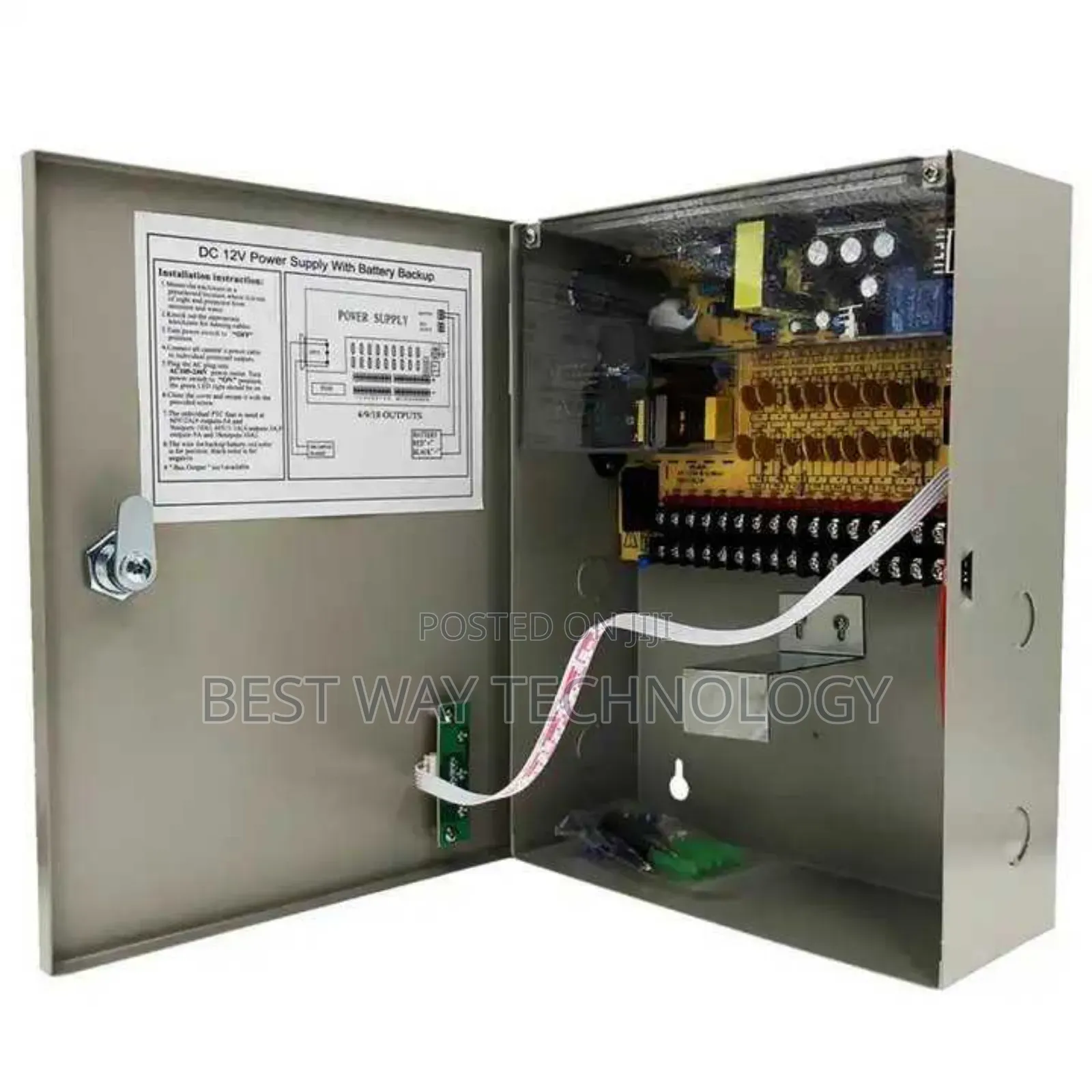 CCTV Power Supply With Battery Support