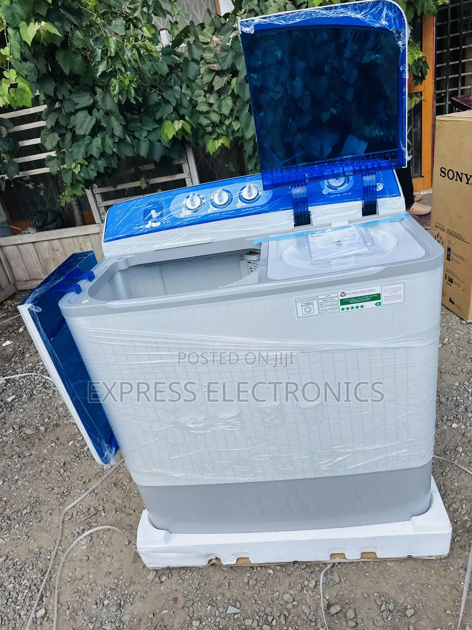 Get a New Washing Machine Twintub Haier 18kg Semi Automatic