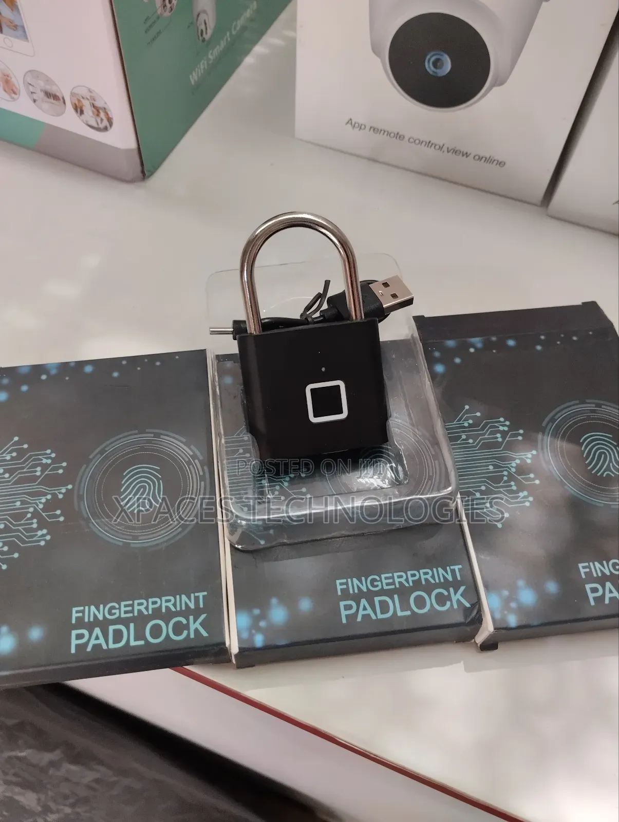 Smart Fingerprint Padlock, Security Door Lock