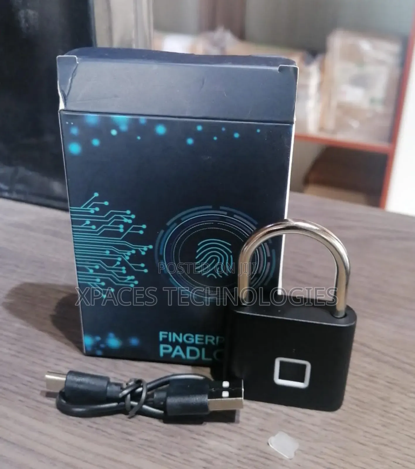 Smart Fingerprint Padlock, Security Door Lock