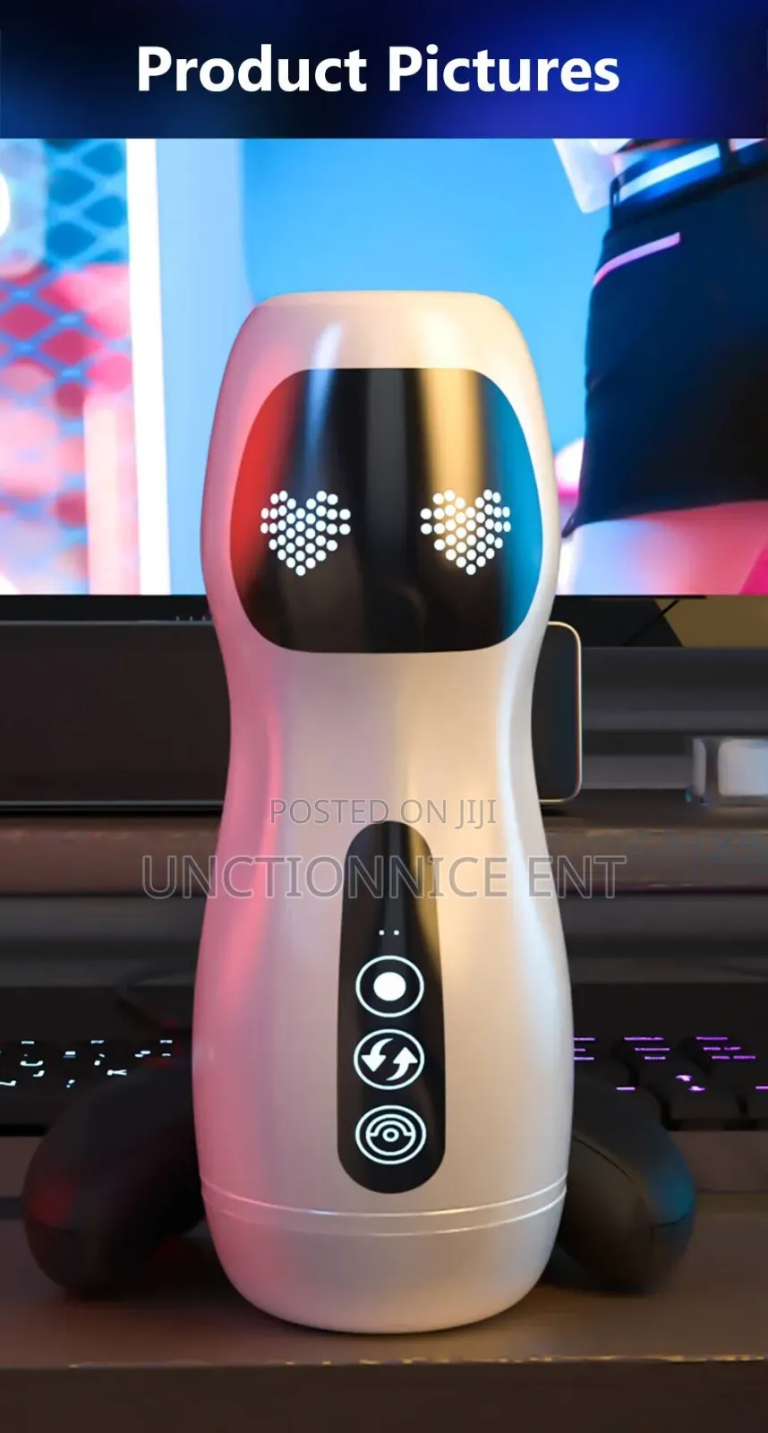 Advanced Star Cup Voice Vibrating Male Masturbator Sex Toy