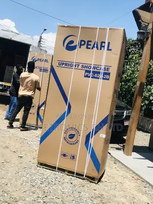 Adjustable Pearl PVC-622 Display 2 Doors Glass 500 Liters