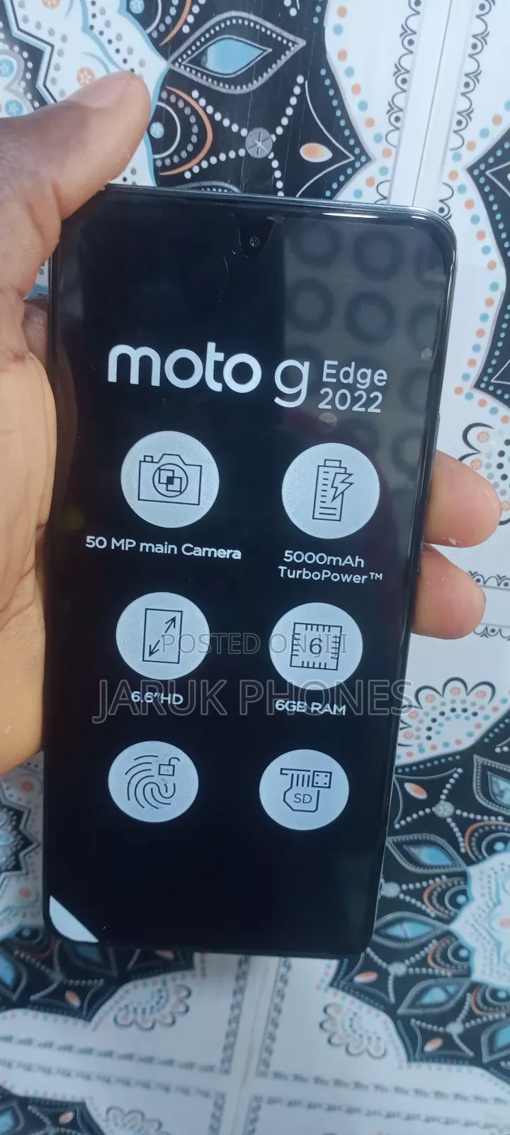 Motorola Edge (2022) 128 GB Blue
