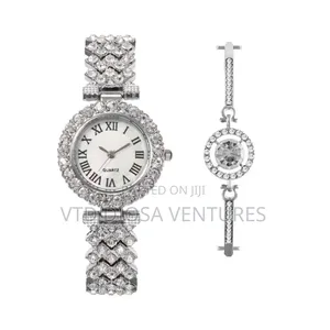 Ladies Luxury Watch Bracelet Set