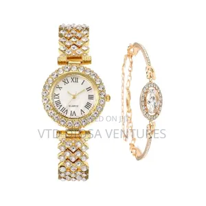 Ladies Luxury Watch Bracelet Set
