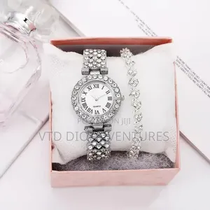 Ladies Luxury Watch Bracelet Set