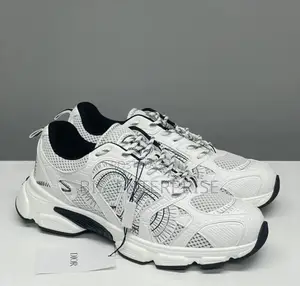 Chrono Sneaker” White and Black