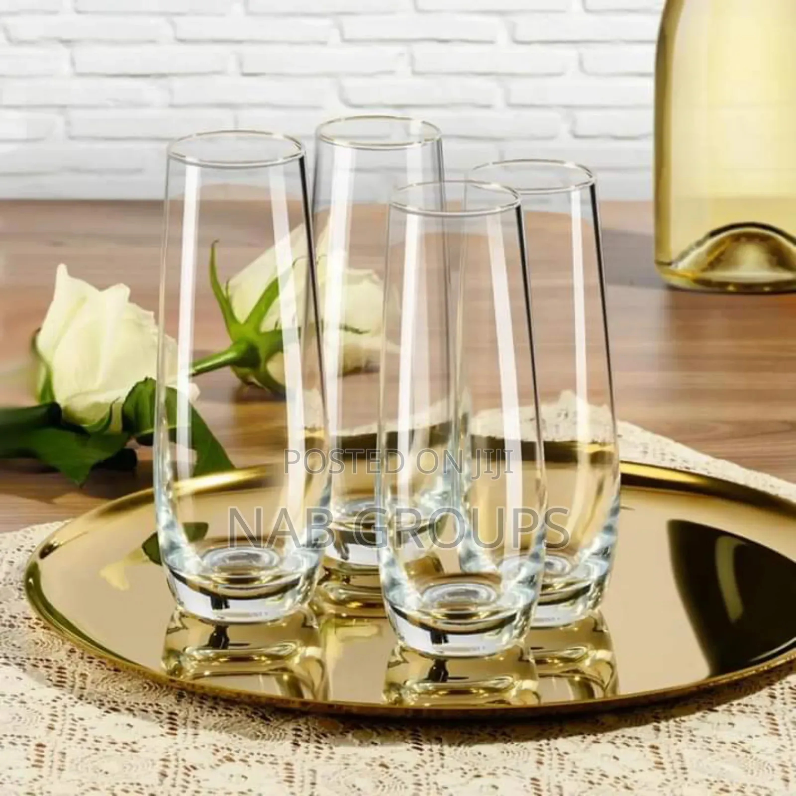4pcs Stemless Glasses