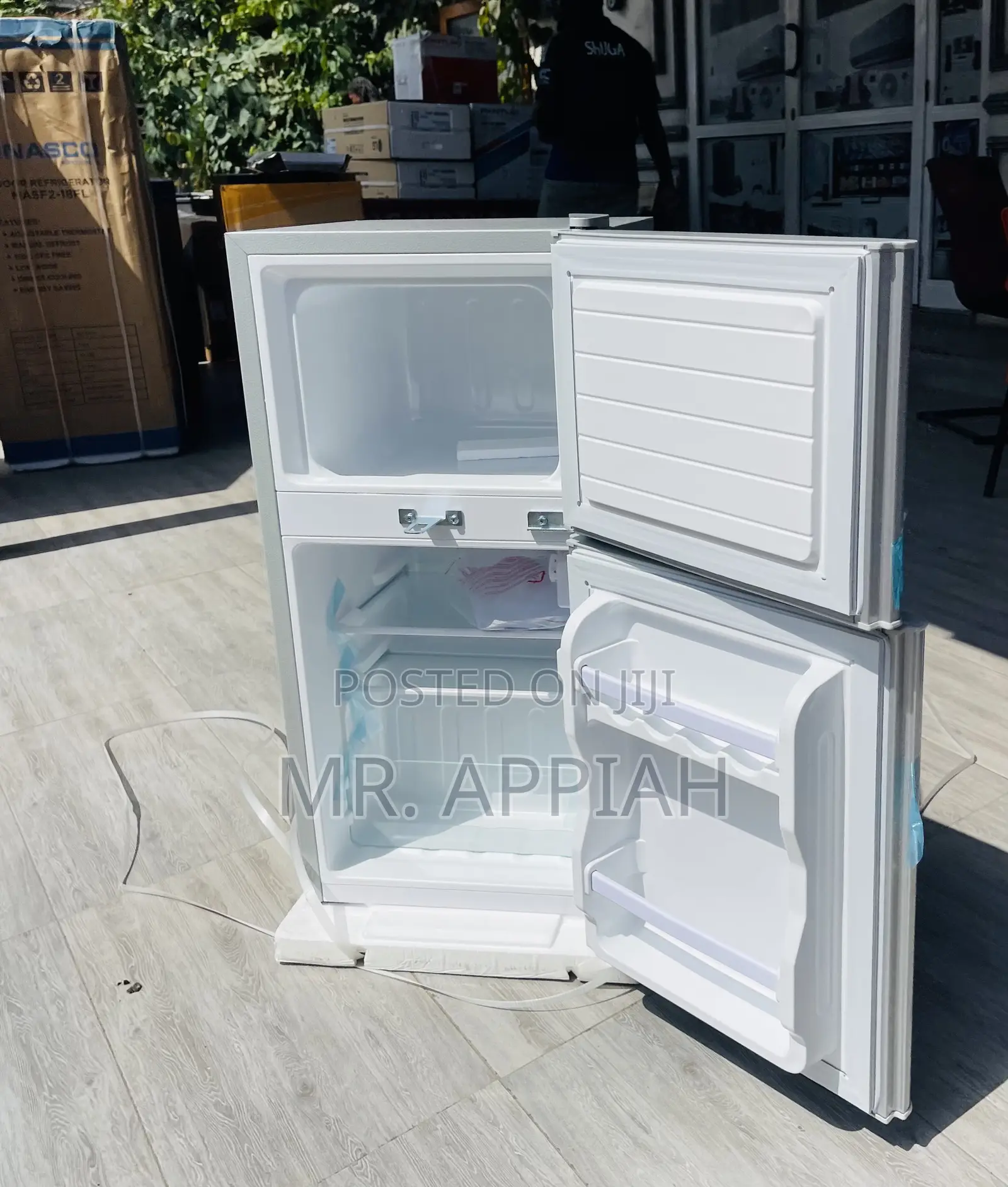 Buy Galaxy 2 Door Electric Table Top Fridge(Gray).