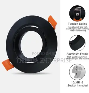 Black Spot Light Frame
