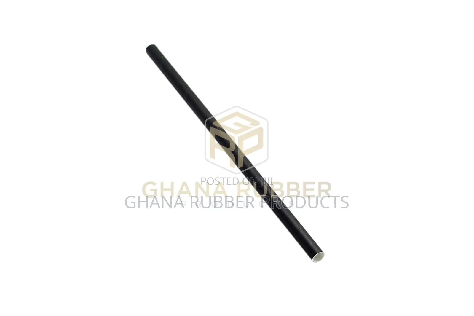 Paper Straws 8mm Black Individually-Wrapped (5000pcs)