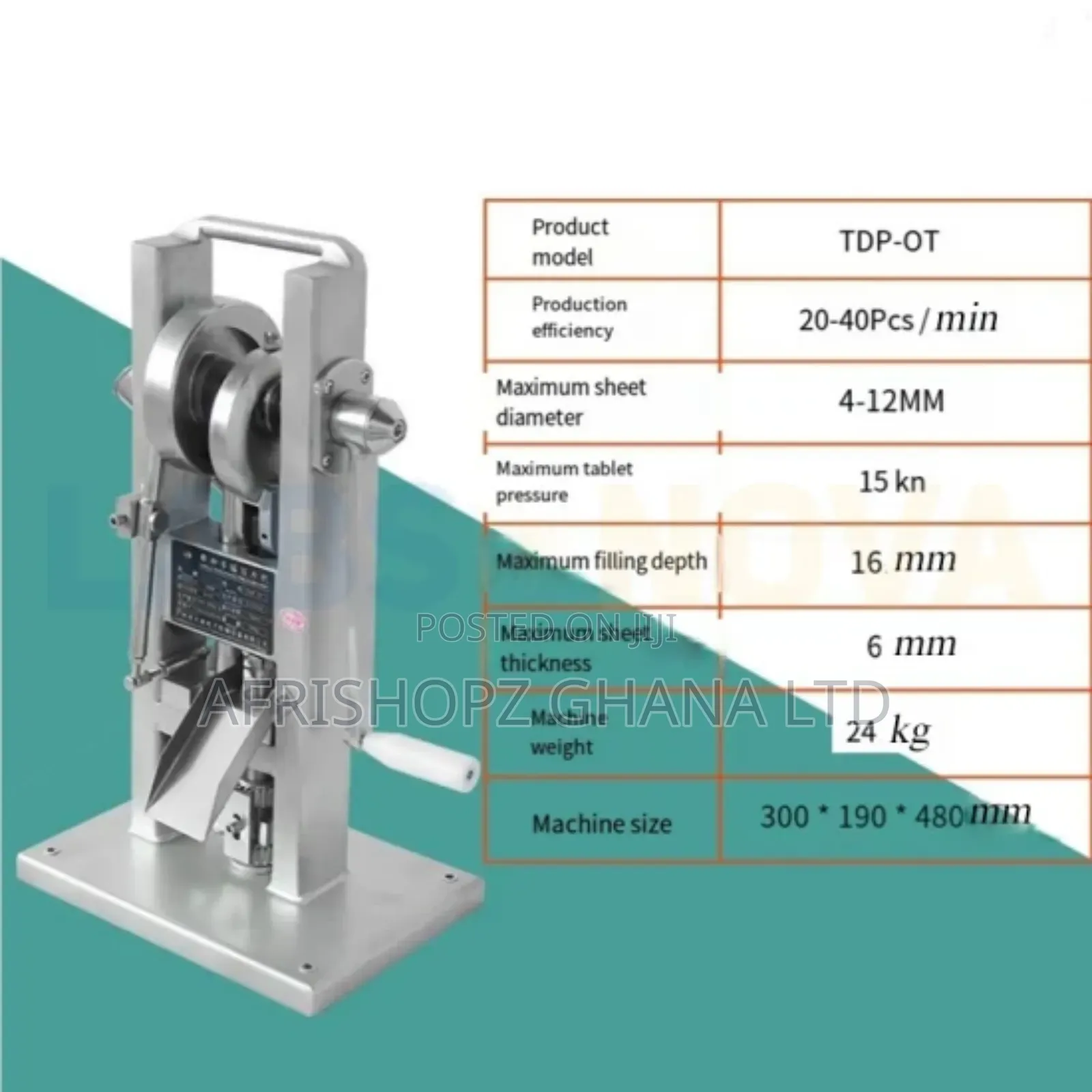 Manual Tablet Making Machine