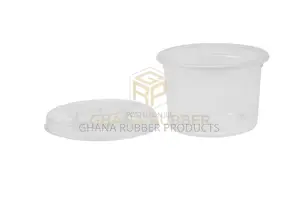 Plastic Tubs 250ml + Flat Lids (800pcs)
